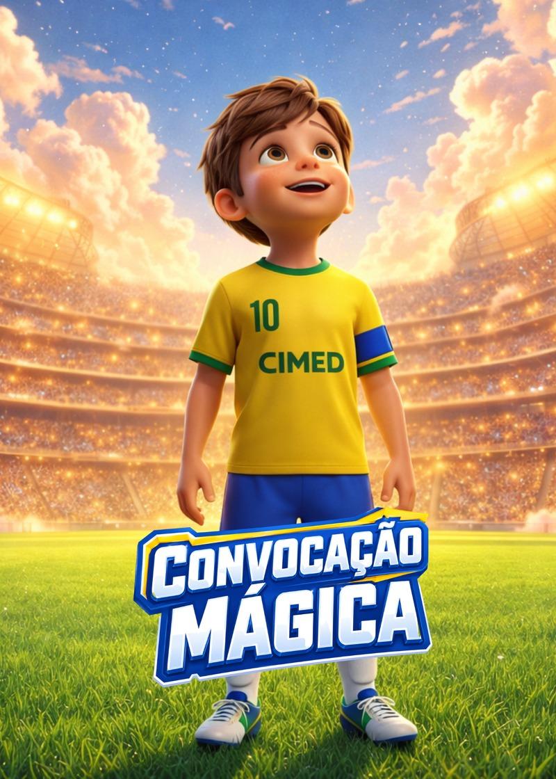 Capa do livro personalizado infantil A Convocação Mágica