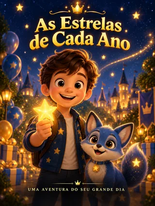 Capa: As Estrelas de Cada Ano — Menino