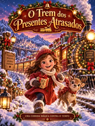 Capa: O Trem dos Presentes Atrasados — Menina